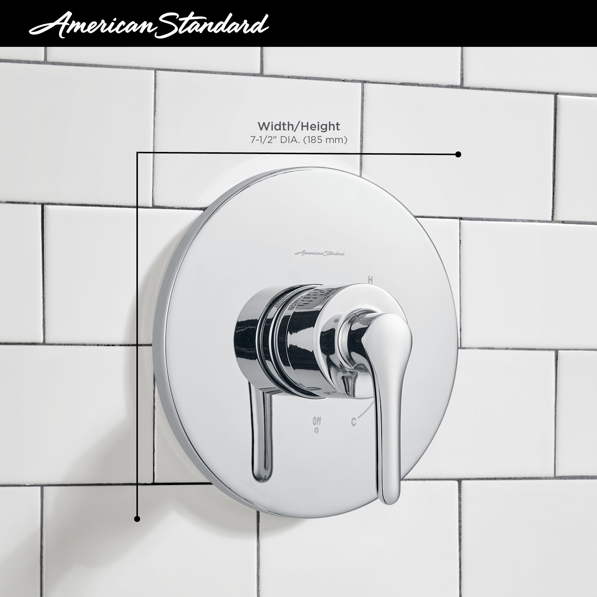 Studio® S Valve Only Trim Kit With Double Ceramic Pressure Balance Cartridge With Lever Handle